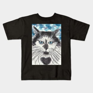 cute cat face Kids T-Shirt